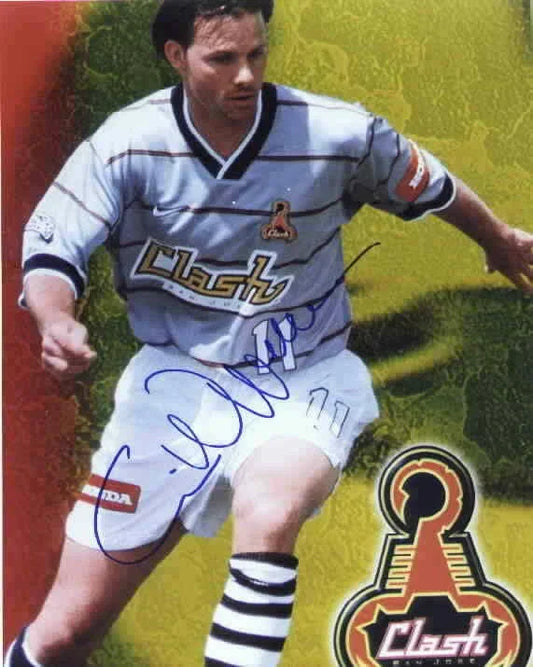 Eric Wynalda autographed MLS San Jose Clash 8x10 photo - AutographsForSale.com
