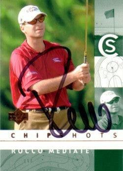 Rocco Mediate signed 2002 Upper Deck Chip Shots golf card - AutographsForSale.com