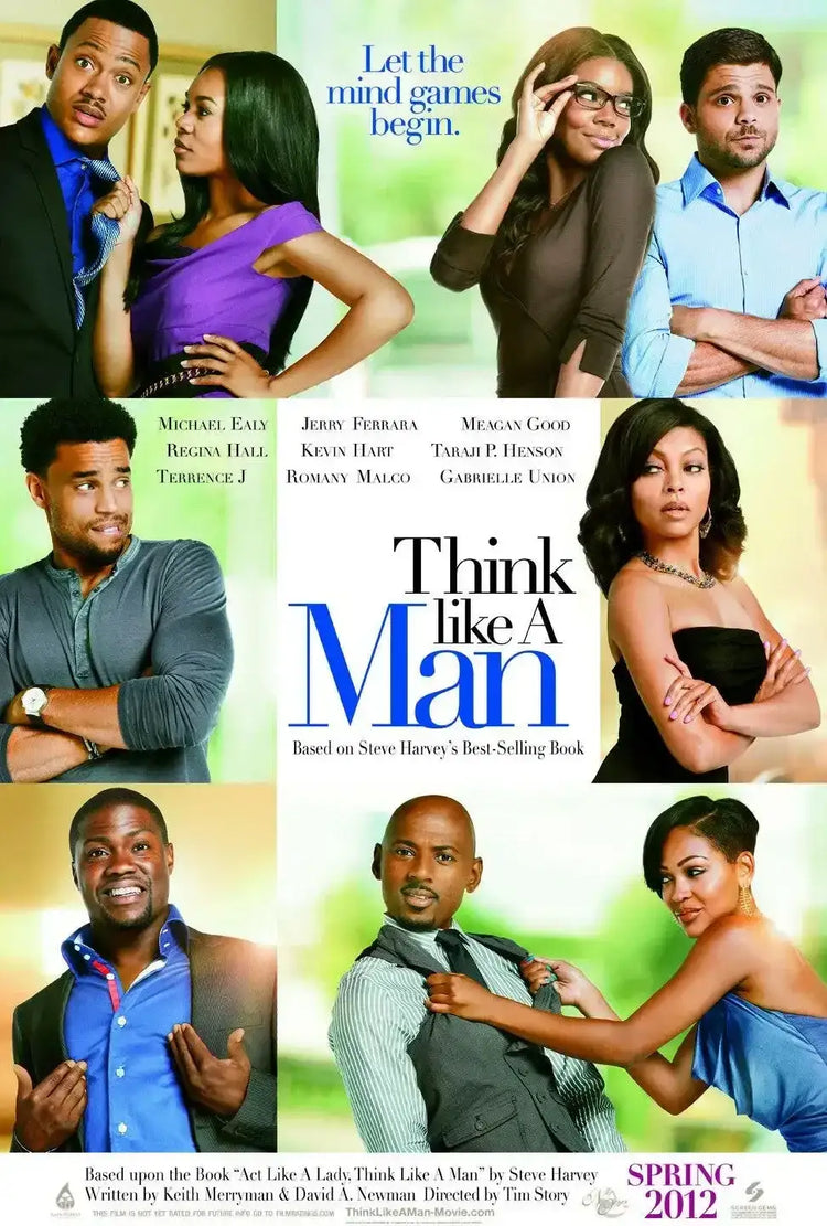 Think Like A Man mini poster Chris Brown Gabrielle Union - AutographsForSale.com