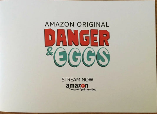 Danger & Eggs cast signed 2017 SDCC cel art Aidy Bryant Jasika Nicole - AutographsForSale.com