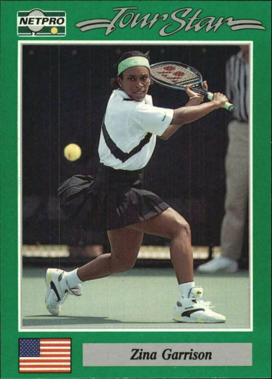 Zina Garrison 1991 Netpro tennis card - AutographsForSale.com