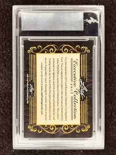 Max Baer 2017 Leaf Masterpiece Cut Signature certified signed boxing card 1/1 JSA - AutographsForSale.com