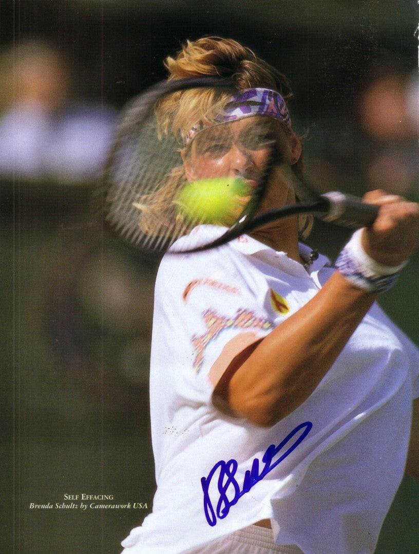 Brenda Schultz autographed full page Tennis magazine photo - AutographsForSale.com
