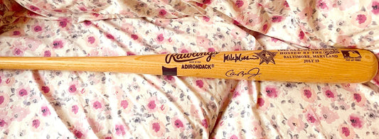 Cal Ripken Mike Mussina signed Orioles 1993 All-Star bat JSA - AutographsForSale.com