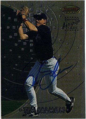 Tim Salmon certified signed Angels 1997 Bowman’s Best card - AutographsForSale.com