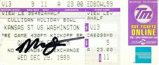 Marques Tuiasosopo autographed 1999 Holiday Bowl ticket stub - AutographsForSale.com