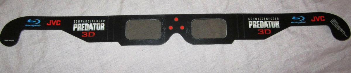 Predator 3D movie 2013 Comic-Con promo cardboard glasses - AutographsForSale.com