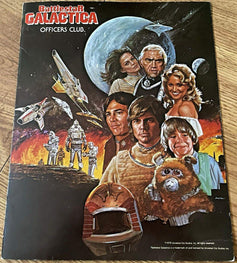 Glen Larson signed Battlestar Galactica 1979 Officers Fan Club folder JSA - AutographsForSale.com