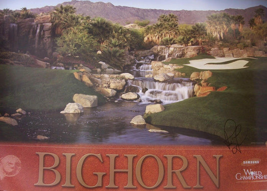 Rosie Jones signed Bighorn LPGA Samsung World Championship poster - AutographsForSale.com