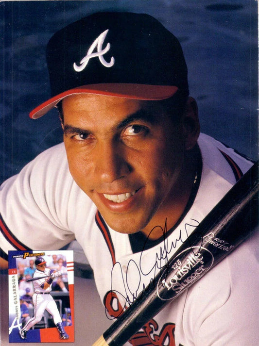 Andres Galarraga signed Braves Beckett Baseball cover photo - AutographsForSale.com