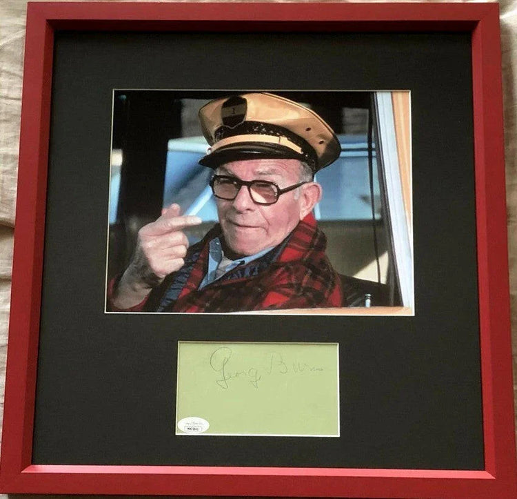 George Burns autograph framed Oh God 8x10 movie photo JSA - AutographsForSale.com