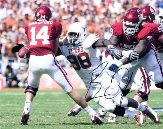 Brian Orakpo autographed Texas Longhorns 8x10 photo - AutographsForSale.com