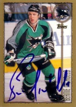 Bernie Nicholls signed San Jose Sharks 1998-99 Topps card - AutographsForSale.com