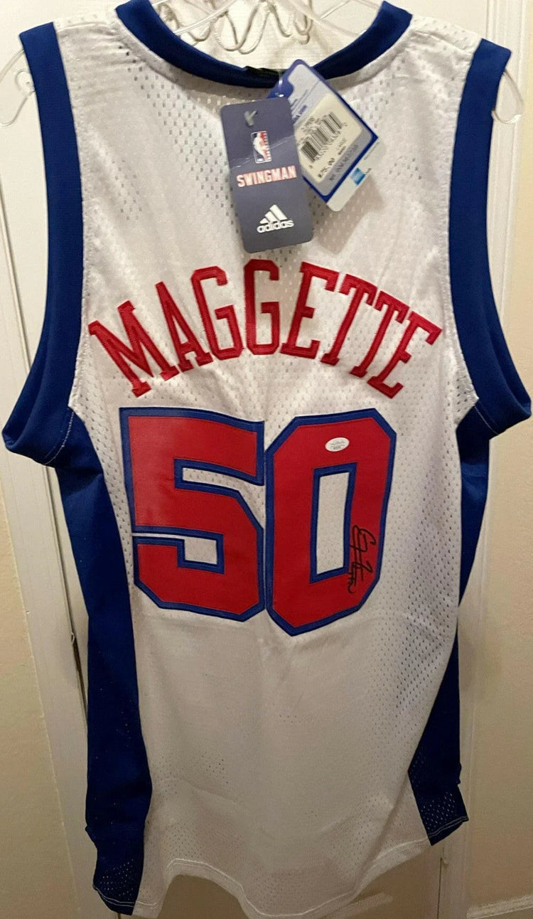 Corey Maggette signed LA Clippers Adidas Swingman white jersey JSA - AutographsForSale.com