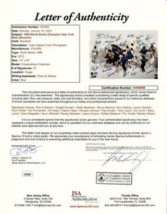 1986 NY Mets team signed World Series Champs 16x20 photo JSA - AutographsForSale.com