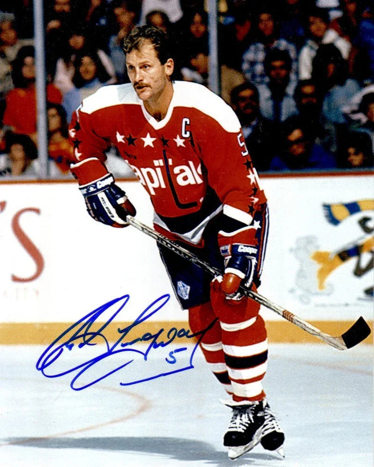Rod Langway autographed Washington Capitals 8x10 photo - AutographsForSale.com