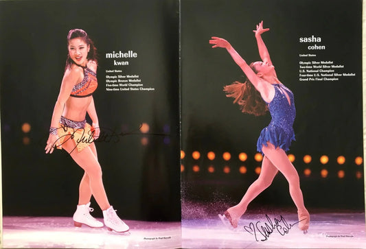 2006 Champions On Ice cast signed skating program Michelle Kwan Sasha Cohen - AutographsForSale.com