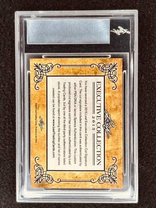 Chris Sabo 2015 Leaf Masterpiece Cut Signature certified autograph card 1/1 JSA Cincinnati Reds - AutographsForSale.com