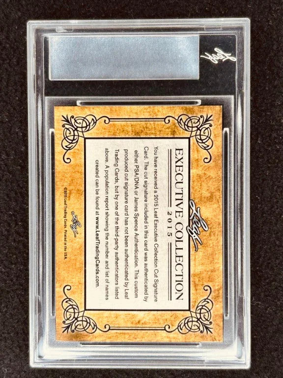 Chris Sabo 2015 Leaf Masterpiece Cut Signature certified autograph card 1/1 JSA Cincinnati Reds - AutographsForSale.com