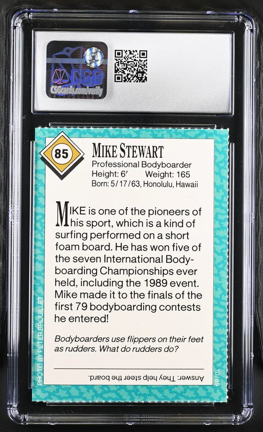 Mike Stewart 1989 SI for Kids bodyboarding RC CSG 8.5 - AutographsForSale.com