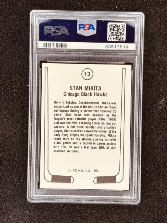 Stan Mikita signed Chicago Blackhawks 1981 TCMA card PSA/DNA - AutographsForSale.com