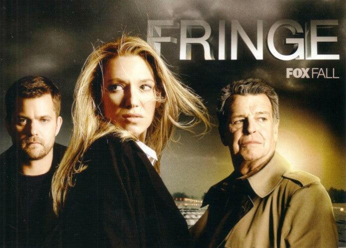 Fringe 2009 SDCC Fox 5x7 photo card Joshua Jackson John Noble Anna Torv - AutographsForSale.com