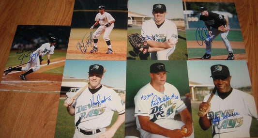 Tampa Bay Devil Rays autographed 8x10 photos (Felix Martinez Quinton McCracken Ryan Rupe Dennis Springer Kevin Stocker Jason Tyner Paul Wilson) - AutographsForSale.com