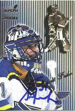 Grant Fuhr signed St Louis Blues 2000-2001 Pacific Aurora hockey card - AutographsForSale.com