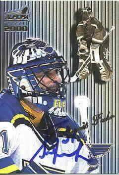 Grant Fuhr signed St Louis Blues 2000-2001 Pacific Aurora hockey card - AutographsForSale.com