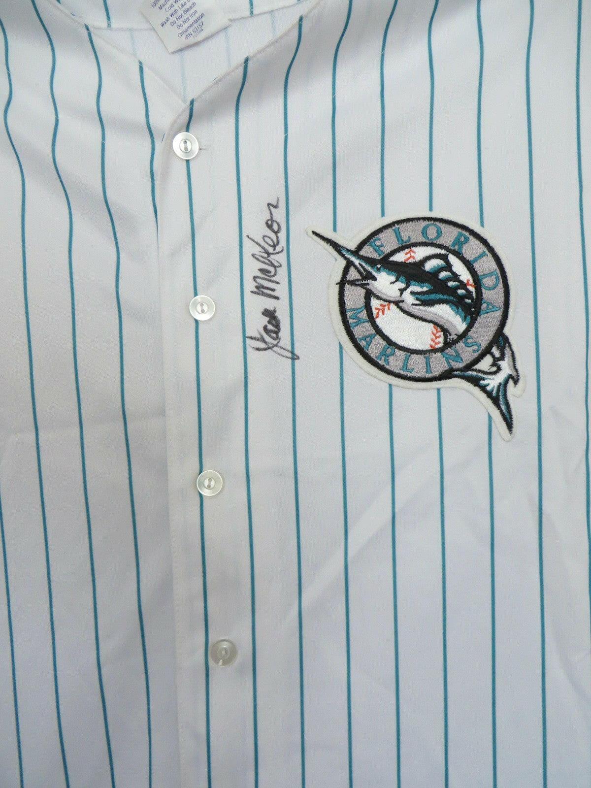 Jack McKeon autographed Florida Marlins Majestic jersey - AutographsForSale.com