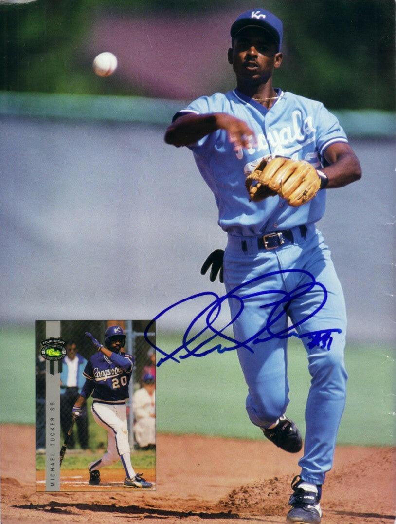 Michael Tucker signed KC Royals Beckett magazine cover photo - AutographsForSale.com