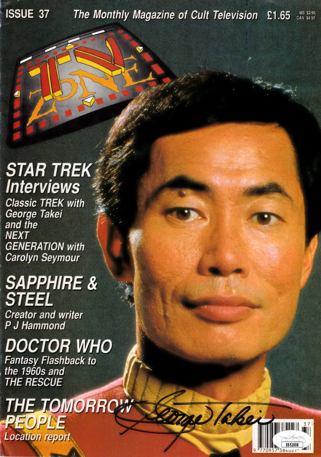 George Takei autographed Star Trek 1992 TV Zone magazine JSA - AutographsForSale.com