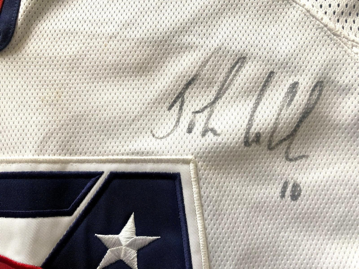 John LeClair signed 2002 US Olympic hockey team Nike jersey JSA - AutographsForSale.com