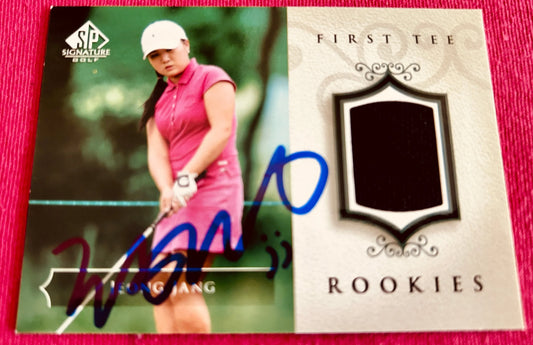 Jeong Jang signed 2004 SP Signature LPGA golf tournament worn shirt card - AutographsForSale.com