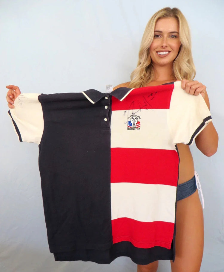 Nancy Lopez & Se Ri Pak signed 1998 US Women’s Open golf shirt - AutographsForSale.com