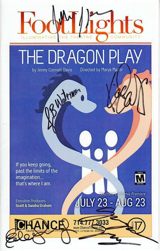 Dragon Play Cast signed Theater program Keiko Elizabeth John Pistone - AutographsForSale.com
