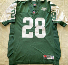 Curtis Martin NY Jets 2000 Nike game model green jersey - AutographsForSale.com