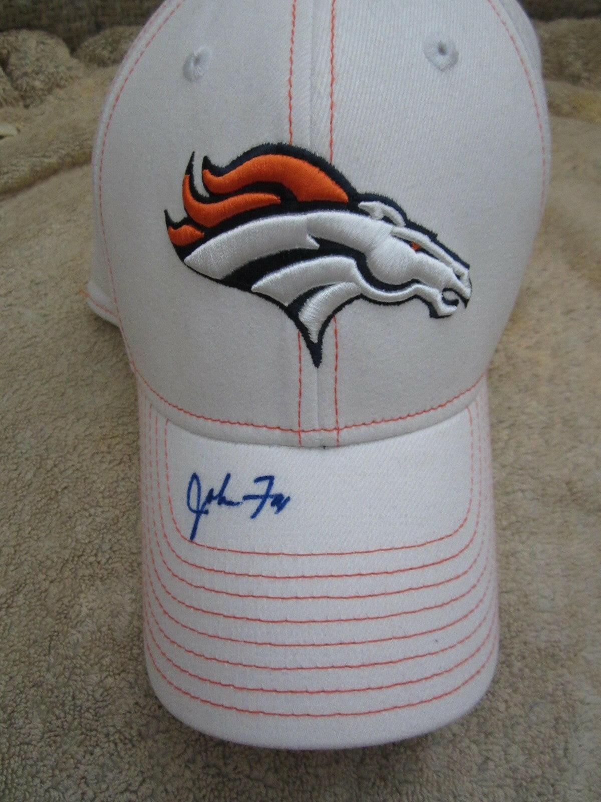 John Fox autographed Denver Broncos Reebok cap or hat - AutographsForSale.com