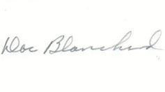 Doc Blanchard signed index card framed Army 8x10 photo JSA - AutographsForSale.com
