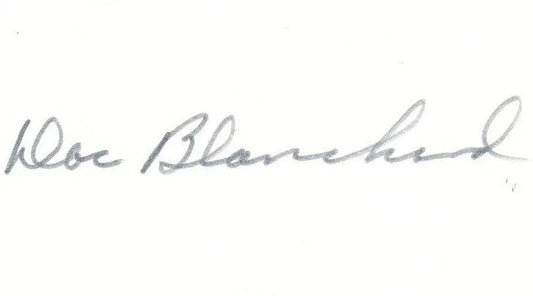 Doc Blanchard signed index card framed Army 8x10 photo JSA - AutographsForSale.com
