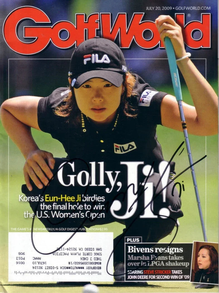 Eun-Hee Ji autographed 2009 US Women’s Open Golf World issue - AutographsForSale.com