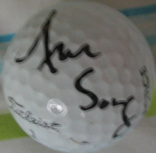 Aree Song autographed golf ball - AutographsForSale.com