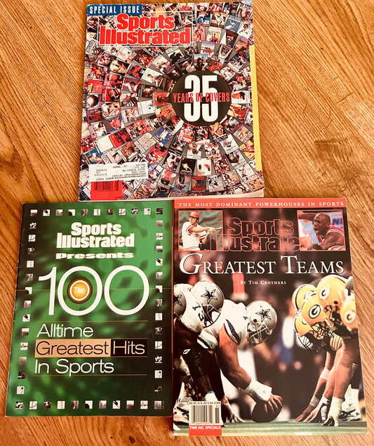 Sports Illustrated Greatest Teams book 35 Years of covers 100 Alltime Hits issues - AutographsForSale.com