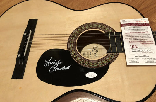 Linda Ronstadt autographed Sawtooth Rise acoustic guitar JSA Witness - AutographsForSale.com