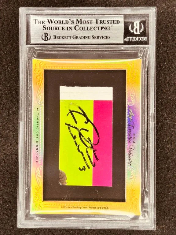 Abby Wambach & Christie Rampone 2014 Leaf Masterpiece Cut Signature card 1/1 JSA USWNT - AutographsForSale.com