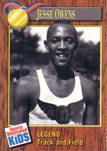 Jesse Owens 1990 Sports Illustrated for Kids Legends card - AutographsForSale.com