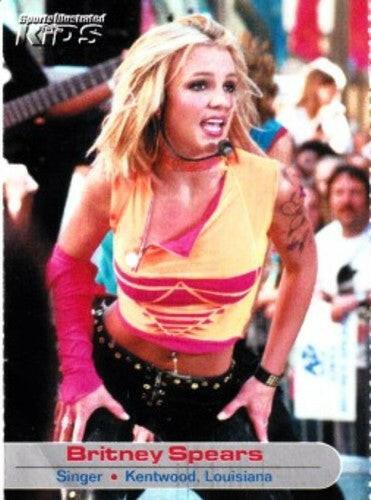 Britney Spears 2001 SI for Kids Rookie Card Corner Crease - AutographsForSale.com