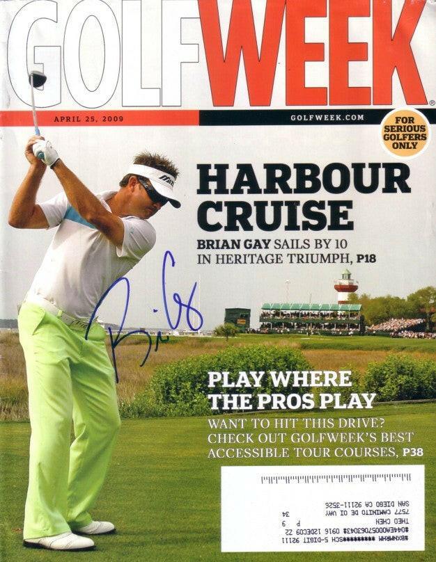 Brian Gay autographed 2009 Golfweek magazine - AutographsForSale.com