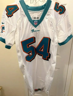 Zach Thomas Dolphins 2000 Nike team issued game model jersey - AutographsForSale.com