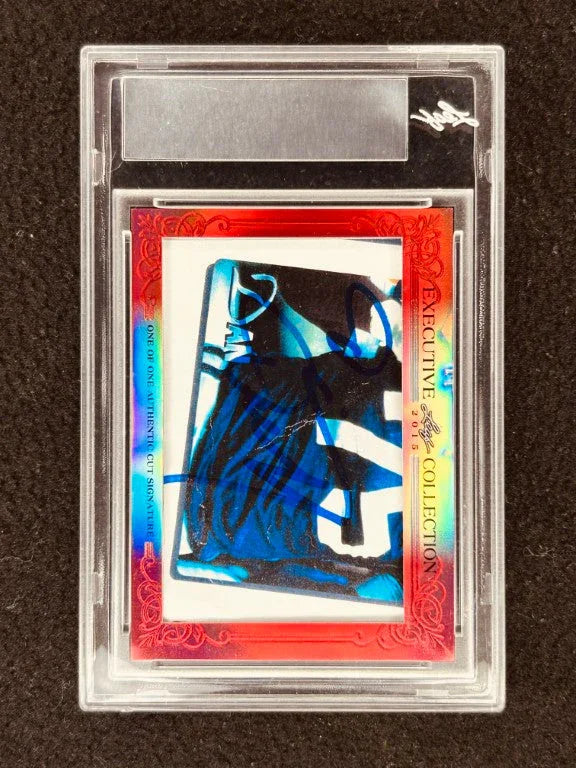 Jim Hart & Dan Dierdorf 2015 Leaf Masterpiece Cut Signature certified signed card 1/1 JSA St Louis Cardinals - AutographsForSale.com